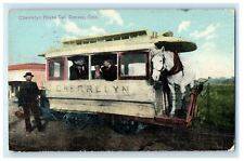 1908 Cherrelyn Horse Car, Denver Colorado CO Posted Antique Postcard picture