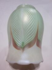 Tiffany Steuben Pulled Feather Fine Vintage Aurene Art Glass Tulip Lamp Shade picture