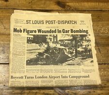 1981 ST. LOUIS POST-DISPATCH MOB RELATED NEWSPAPER SCARCE picture