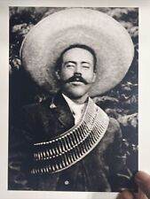 Pancho Villa Retro 2006 Photo Replica: 6” X 8 1/2”, Kodak Paper, Hecho En México picture