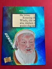 2021 The Bar Pieces of the Past Genghis Khan Relic Card /F340 picture