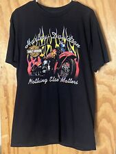 VTG Harley Davidson T Shirt “Nothing Else Matters” Size L Flames LA 1997 / 2000 picture