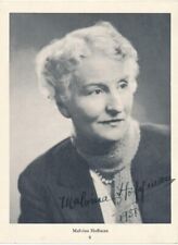 Malvina Hoffman-Vintage Signed Book Photo (Sculptor) picture