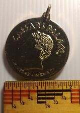 Vintage 1991 CAESARS PALACE Hotel Las Vegas Coin Pendant Medallion  picture