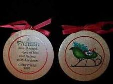 'Father Wooden' 'Keepsake' Series Hallmark 1985 Ornament picture