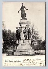 Columbus OH-Ohio, Ohio's Jewels Monument Antique, Vintage Souvenir Postcard picture