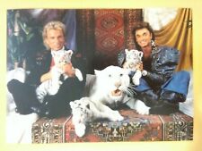 SIEGFRIED & ROY MIRAGE CASINO LAS VEGAS POSTCARD GREAT FOR VINTAGE COLLECTION #2 picture