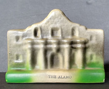 Vintage ☆ THE ALAMO ☆ Souvenir Chalkware Coin Bank ☆ 4x5.5