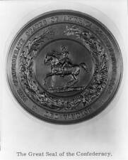 Photo:The great seal of the Confederacy dated 22 Feb. 1862 picture