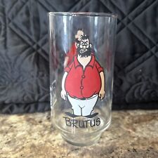 Vintage 1975 BRUTUS Coca Cola Kollect-A-Set Series Drinking Glass Coke Popeye picture
