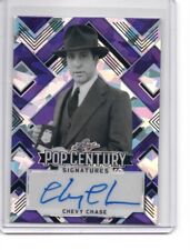 Chevy Chase 2022 Leaf Pop Century Crystal Purple Auto Autograph /10 picture