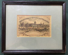 1876 International Exhibition Lithograph Philadelphia Agricultural Building picture