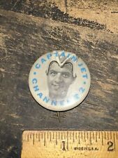 Vintage Captain JET (Pin Back Pin) Channel 2 KNXT Los Angeles Lit Rascals RARE picture