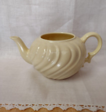 Franciscan Coronado Teapot Vintage Yellow Satin Swirl Vintage MCM no lid - EUC picture