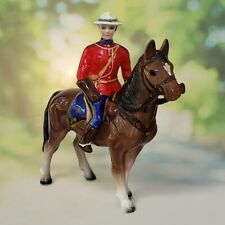 Vintage Royal Canadian Mounted Police Hand Painted Figure Enterprise Exclusive picture