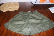 NOS vintage USMC Green OD shorts general purpose PT running size Small S picture