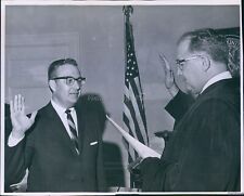 1965 John Yelenick Sworn In By Denver Judge George Mcnamara Politics Photo 8X10 picture