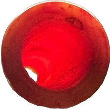 6 1/2 in 7/8in dia Vintage Marbled Peach Pink Melba Bakelite Tube Ring Rod 54.4g picture