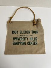 CANVAS WATER BAG, NEVER USED, FROM GLIDDEN TOUR 1964 picture