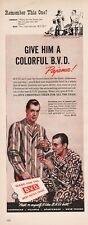 1944 BVD Christmas Men's Pajama When the fire broke out I got into my B V D ad picture