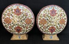 Antique Fischer Budapest Moon Vases, a pair picture