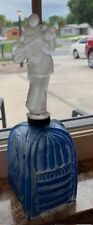 1920's ART DECO Frosted Glass Harlequin Jester Lamp - 10.5