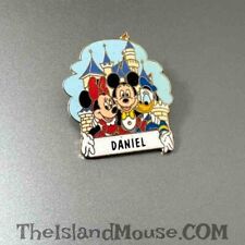 Rare Vintage Disney WDW Mickey Minnie Donald Epcot Name DAN Pin (U4:868) picture