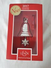 Lenox 2017 Silver Bell Annual Christmas Ornament - NEW in BOX &  picture