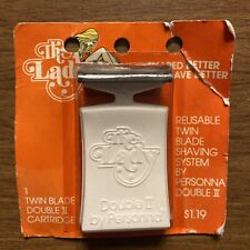 Vintage Personna The Lady Double II Reusable Twin Blade Shaving System Razor C16 picture