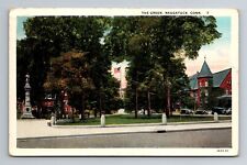 Naugatuck CT-Connecticut, the Green, Antique Vintage Souvenir Postcard picture