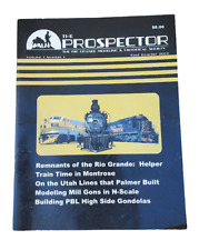 The Prospector Magazine Vol. 1 No. 1 Railroad Rio Grande Modeling 2002 B1 picture