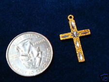Machine Engraved Cross Pendant (pkg 24) SM Gold 2841 picture