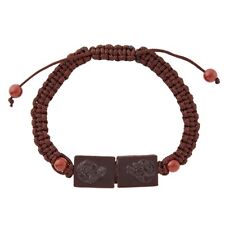 Macrame Scapular Bracelet - Adjustable Brown picture