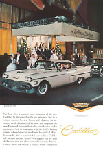 Print Ad VTG 1958 Cadillac Fleetwood picture