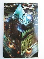 Vintage Postcard Hotel Vancouver Canada Night Scene A2222 picture