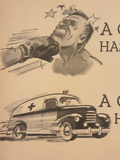 1946 Sinclair Opaline Motor Oil Premium Punch Original Vintage Print Ad PA39 picture