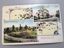1909 Postcard Rochester NY Beautiful Drive HIGHLAND PARK Franklin 1 Cent Stamp picture