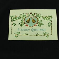 VTG POSTCARD - A MERRY CHRISTMAS - EMBOSSED - 1910 COVER picture