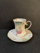 Antique RS Prussia Demitasse Cup And Saucer  picture