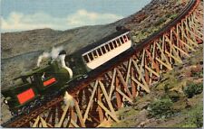 Postcard NH White Mountains - Jacob's Ladder Mt. Washington Cog Railway picture