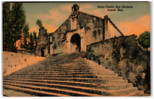 Postcard Linen Porta Coelli at San German, Puerto Rico picture