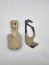 Gerber Seat Belt Strap Cutter Coyote Brown Rescue Tool Hook Knife Hard Mount picture