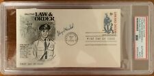THURGOOD MARSHALL *SIGNED* FIRST DAY COVER PSA CERTIFIED Law & Order May 17,1968 picture