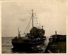 LG73 Original Photo USS TAPACOLA ACCENTOR-CLASS COASTAL MINESWEEPER SHIP US NAVY picture