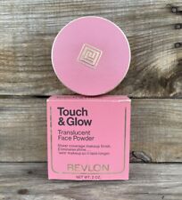 Vintage Box Revlon Touch & Glow Face Powder READ Translucent Light Medium No.1 picture