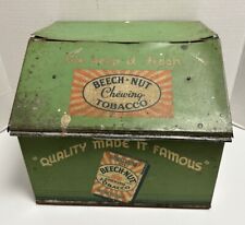 Vintage Beech Nut Chewing Tobacco Store Counter Display Advertising Tin Sign picture