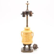 Unique European Grotesque Style Ceramic and Metal Footed Table Lamp picture