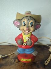 Vintage Fievel Goes West Night Light Tested & Works picture