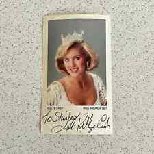 Miss America 1987 Kellye Cash Personalized Autograph Picture Photograph 6 x 3.5 picture
