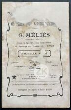 GEORGES MELIES Moon Travel Cinematograph... STAR MOVIE CATALOG 1900s picture